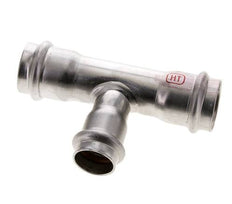 Raccord en T à sertir - 22mm Femelle & 28mm - Acier inoxydable