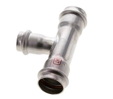 Raccord en T à sertir - 22mm Femelle & 28mm - Acier inoxydable