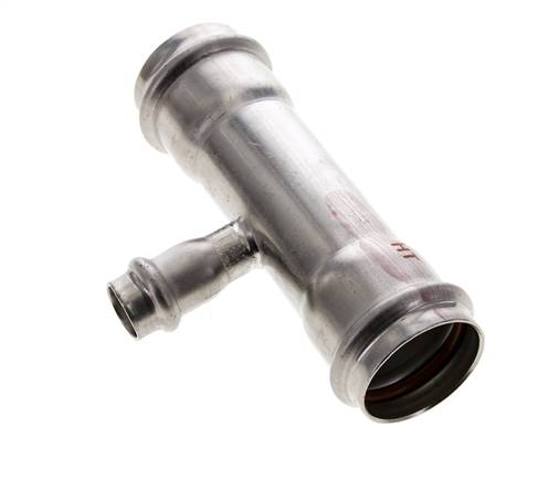 Raccord en T à sertir - 15mm Femelle & 35mm - Acier inoxydable