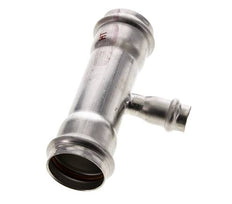 Raccord en T à sertir - 15mm Femelle & 35mm - Acier inoxydable