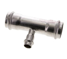 Raccord en T à sertir - 15mm Femelle & 35mm - Acier inoxydable