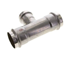 Raccord en T à sertir - 42mm Femelle & 54mm - Acier inoxydable