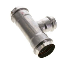 Raccord en T à sertir - 42mm Femelle & 54mm - Acier inoxydable