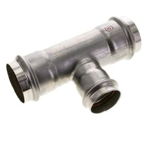 Raccord en T à sertir - 42mm Femelle & 54mm - Acier inoxydable