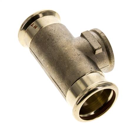 Tee Press Fitting - 35mm Femelle & Rp 1'' Femelle - Alliage de cuivre
