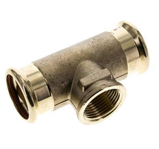 Tee Press Fitting - 35mm Femelle & Rp 1'' Femelle - Alliage de cuivre