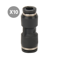 Raccord union droit 8x4mm [10 pièces].