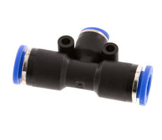 Raccord enfichable en Té 4mm x 8mm PA 66 NBR [2 Pièces].