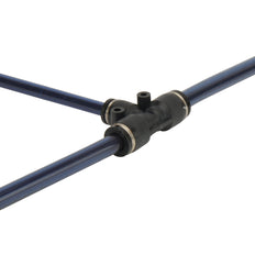 raccord union en T 6x4mm à enfoncer [10 pièces]