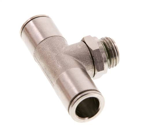 té en ligne 10mm x G1/4'' Raccord enfichable à filets mâles en laiton FKM rotatif