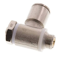 Vanne de régulation de débit Coude de sortie de compteur 8 mm - G1/8'' Banjo à vis fendue en laiton