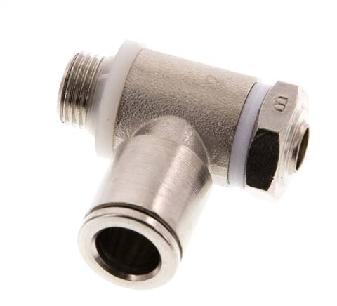 Vanne de régulation de débit Coude de sortie de compteur 8 mm - G1/8'' Banjo à vis fendue en laiton