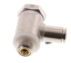 Vanne de régulation de débit Coude de sortie de compteur 4 mm - G1/8'' Banjo à vis fendue en laiton