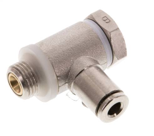 Vanne de régulation de débit Coude de sortie de compteur 4 mm - G1/8'' Banjo à vis fendue en laiton