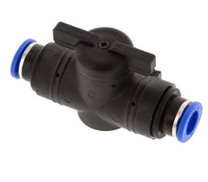 Vanne à boule droite à 2 voies 10 mm Plastique/laiton