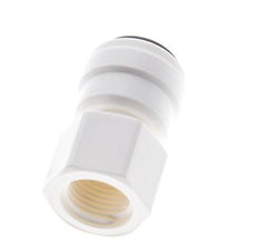 Raccord enfichable 1/4'' x 1/8'' NPT avec filets femelles POM EPDM [10 pièces].