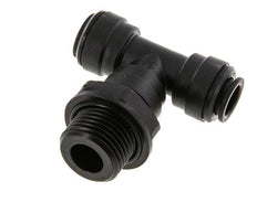 Té en ligne 10mm x G1/2'' Raccord enfichable à filets mâles Laiton NBR Rotatif