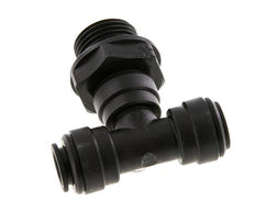 Té en ligne 10mm x G1/2'' Raccord enfichable à filets mâles Laiton NBR Rotatif