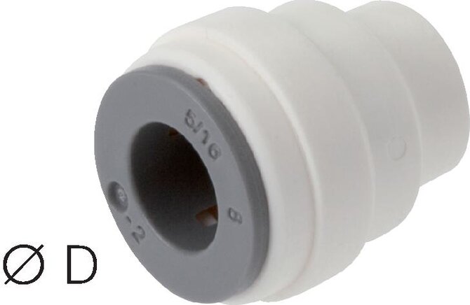 Capuchon 5/32'' POM EPDM FDA [10 Pièces]