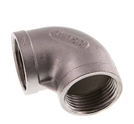 Raccord coudé 90° Rp 1'' en acier inoxydable 10 Bar