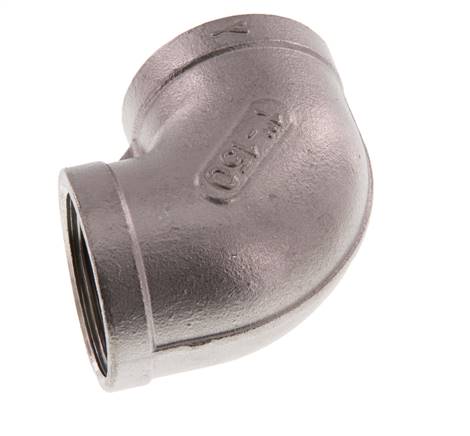 Raccord coudé 90° Rp 1'' en acier inoxydable 10 Bar