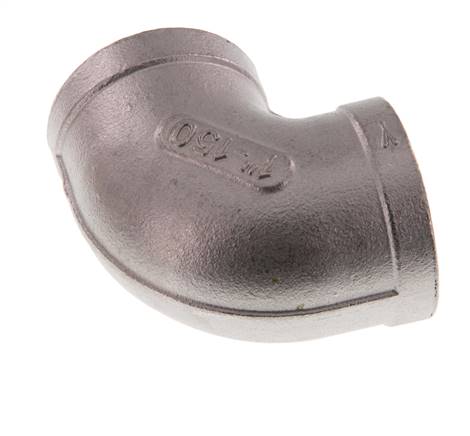 Raccord coudé 90° Rp 1'' en acier inoxydable 10 Bar