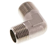 Raccord coudé 90° R 1/2'' mâle en laiton nickelé 16 Bar