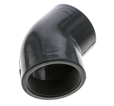 Raccord coudé 45deg Rp3'' femelle PVC-U 16bar (224.8psi) EN 1452-3