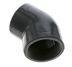 Raccord coudé 45deg Rp3'' femelle PVC-U 16bar (224.8psi) EN 1452-3