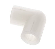 Raccord coudé 90deg G1/4'' femelle PVDF 10bar (140.5psi) FDA