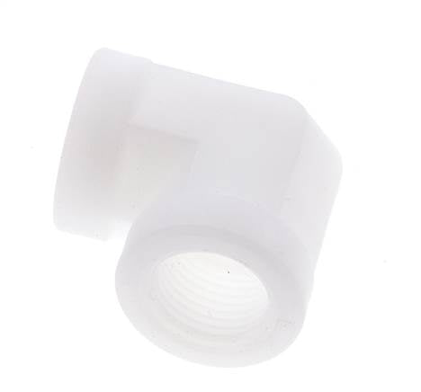 Raccord coudé 90deg G1/2'' femelle Polypropylène (pp) 10bar (140.5psi) FDA