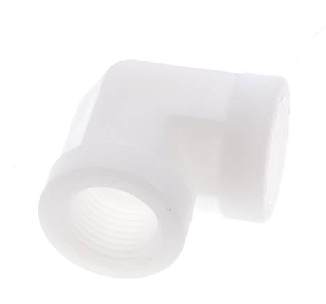 Raccord coudé 90deg G1/2'' femelle Polypropylène (pp) 10bar (140.5psi) FDA