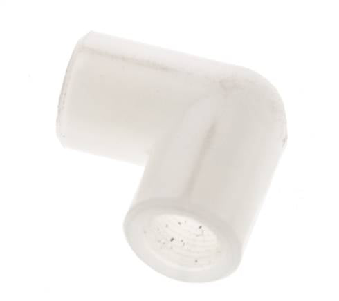 Raccord coudé 90deg G1/8'' Femelle PVDF 10bar (140.5psi) FDA