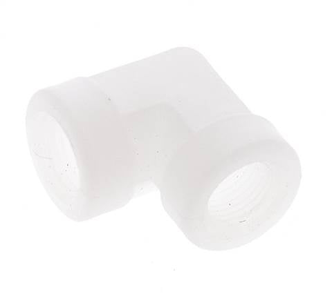 Raccord coudé 90deg G1/8'' femelle Polypropylène (pp) 10bar (140.5psi) FDA