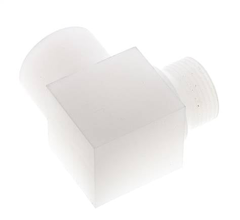 Raccord coudé 90deg G3/4'' mâle x femelle PVDF 10bar (140.5psi) FDA