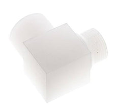 Raccord coudé 90deg G3/4'' mâle x femelle PVDF 10bar (140.5psi) FDA