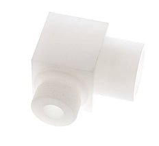 Raccord coudé 90deg G3/4'' mâle x femelle PVDF 10bar (140.5psi) FDA