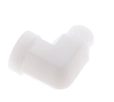 Raccord coudé 90deg G3/8'' mâle x femelle Polypropylène (pp) 10bar (140.5psi) FDA
