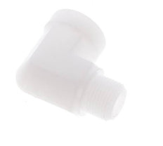 Raccord coudé 90deg G3/8'' mâle x femelle Polypropylène (pp) 10bar (140.5psi) FDA