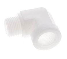 Raccord coudé 90deg G1/2'' mâle x femelle Polypropylène (pp) 10bar (140.5psi) FDA