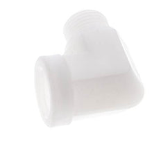 Raccord coudé 90deg G1/2'' mâle x femelle Polypropylène (pp) 10bar (140.5psi) FDA