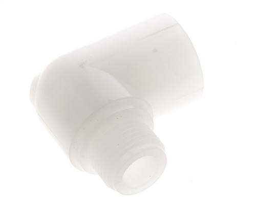 Raccord coudé 90deg G1/2'' mâle x femelle PVDF 10bar (140.5psi) FDA