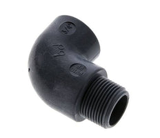 Raccord coudé 90deg G3/4'' mâle x femelle Polypropylène (pp) 10bar (140.5psi) FDA