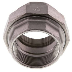 Rp 2'' Acier inoxydable Mamelon double 3-pièces avec joint conique 16 Bar