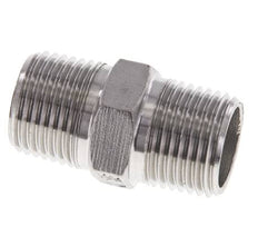 1/2'' NPT Mamelon double en acier inoxydable 16 Bar