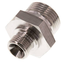 G 1'' x G 1/2'' Acier inoxydable Double Mamelon 345 Barre - Hydraulique