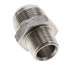 JIC Double Nipple UN 1-7/8''-12 x 1 1/2'' NPT Acier inoxydable 70bar (983.5psi)