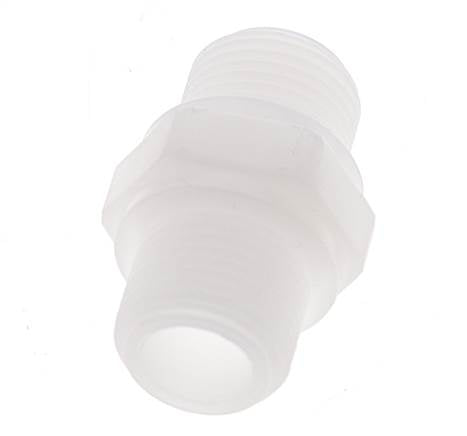 Mamelon double G3/8'' Polypropylène (pp) 10bar (140.5psi) FDA 22mm Hex