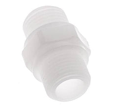 Mamelon double G1/2'' Polypropylène (pp) 10bar (140.5psi) FDA 27mm Hex