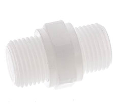 Mamelon double G1/2'' Polypropylène (pp) 10bar (140.5psi) FDA 27mm Hex